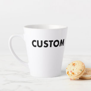 Modèle de tasse à latte personnalisée vierge - 12o
