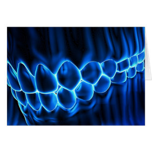Modèle de teintes brillantes bleu Design Carte den