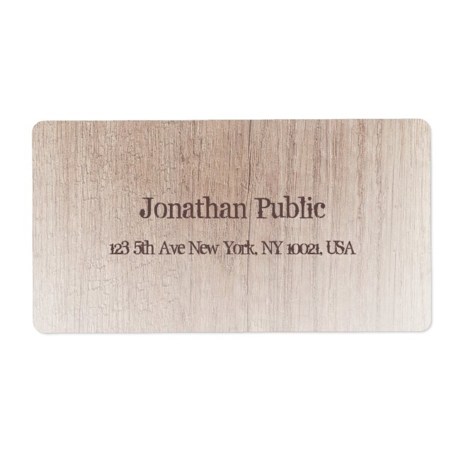 Modèle de texte désorganisé Bois de bureau Look Li (Devant)