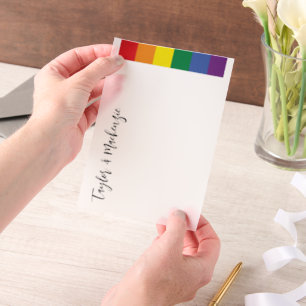 Modèle de texte Mariage Rainbow Gay