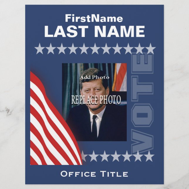 Modèle de tract de campagne (Devant)