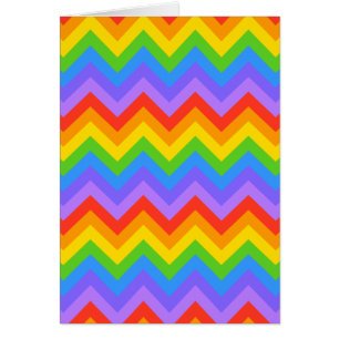 Modèle de zigzag d'arc-en-ciel