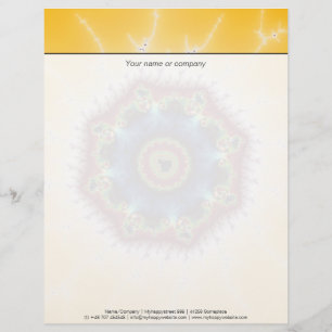Modèle D'en-tête De Lettre Dessous de verre - Art fractal