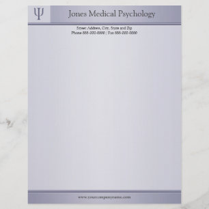 Modèle D'en-tête De Lettre Psychologue en-tête