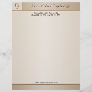 Modèle D'en-tête De Lettre Psychologue en-tête