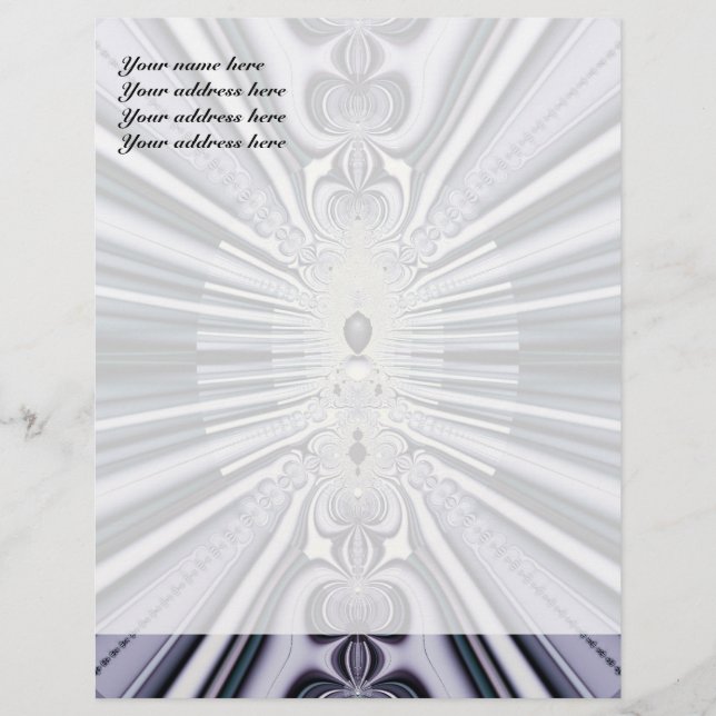 Modèle D'en-tête De Lettre Purple World (Devant)