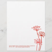 Tête de persil de vaches à fleurs rouges