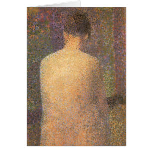 Modèle Derrière Georges Seurat, Art Vintage