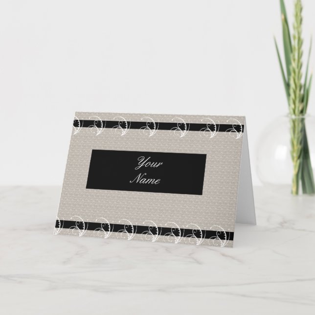 modèle des cartes de note (Devant)