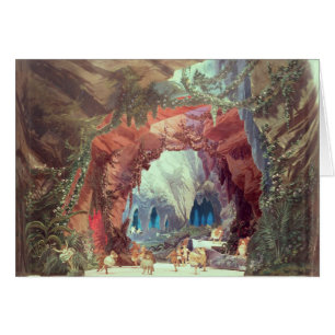 Modèle d'étape pour l'opéra 'Tannhauser