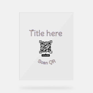 Modèle d'événement commercial avec scan de code Q