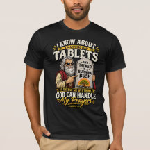 Modèle - Dieu peut gérer mon TShirt de prières