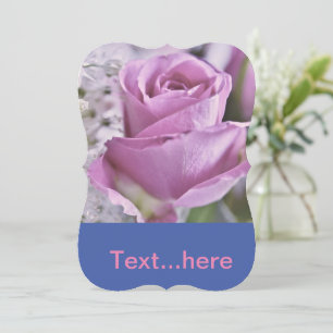 Modèle d'invitation par carte mariage
