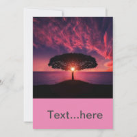 Modèle d'invitation pour carte de mariage