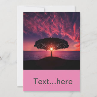 Modèle d'invitation pour carte de mariage