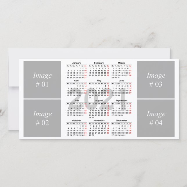 modèle du calendrier 2021 (Devant)