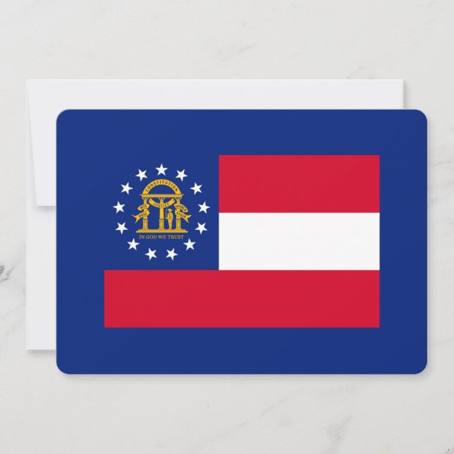 Modèle du drapeau de l'État de Géorgie (Devant)
