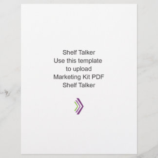 Modèle du kit marketing Shelf Talker