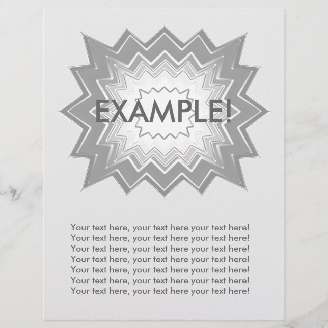 Modèle du prospectus : Attention Getter : Explosio (Devant)