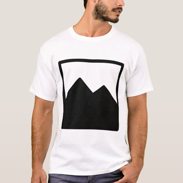 Modèle du T-shirt des hommes (Devant)