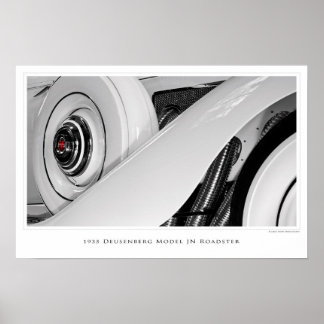 Modèle Duesenberg JN Roadster - Poster