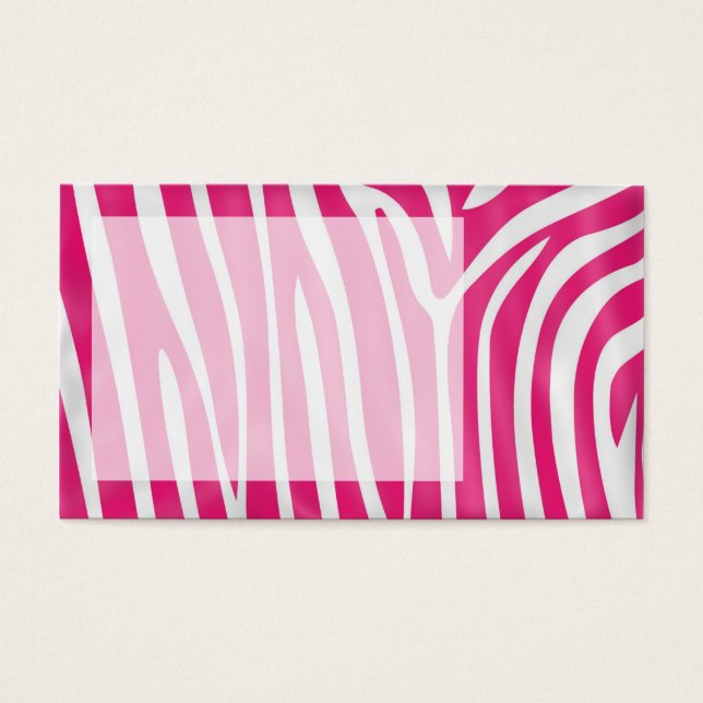 Modèle élégant à la mode girly zebra (Devant)