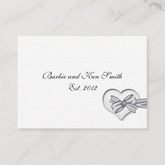 MODÈLE ÉLÉGANT DE CARTE D'ADRESSE DE MARIAGE