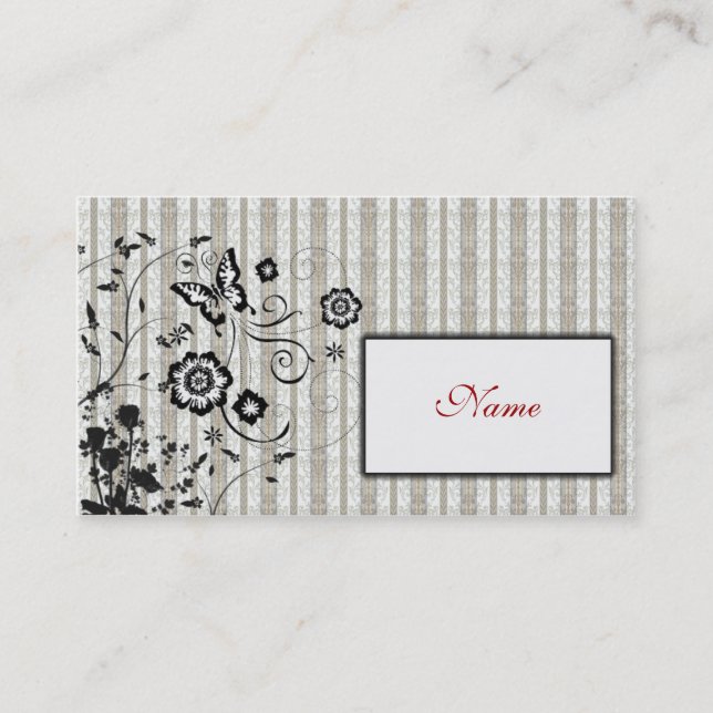 Modèle élégant de carte de visite Designer (Devant)