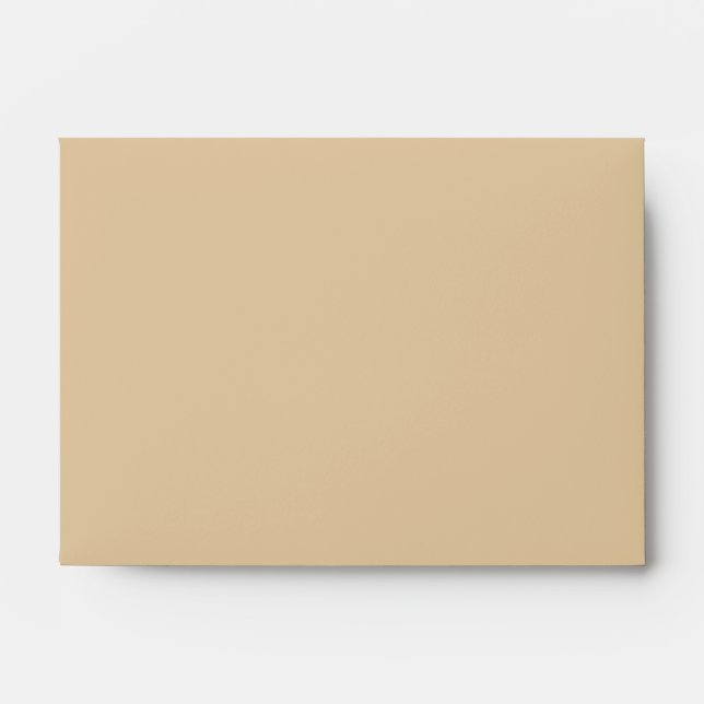 Modèle Enveloppe A-6 Tan Beige Blank (Devant)