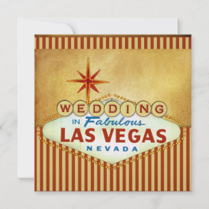 Modèle Faire-part de mariage de Las Vegas