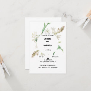 Modèle Faire-part de mariage imprimable