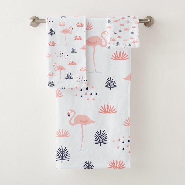 Modèle Flamingo rose rétro par WhimsicalArtwork™ (En situation)
