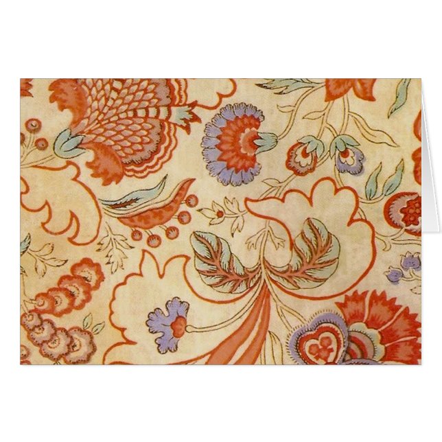 Modèle floral antique de Chintz Paisley (Devant horizontal)