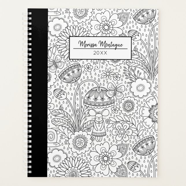 Modèle floral blanc blanc mou (Devant)