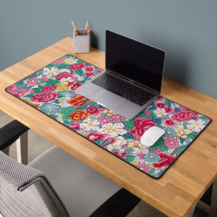 Modèle floral chinois coloré
