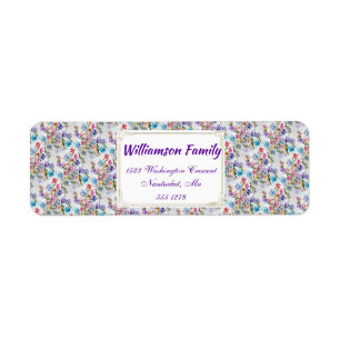 MODÈLE FLORAL DE COULEUR D'EAU BLANC