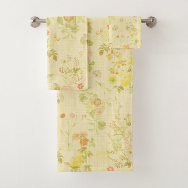 Modèle floral de style antique (En situation)