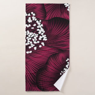Modèle floral dessiné à la main avec fleurs de cam