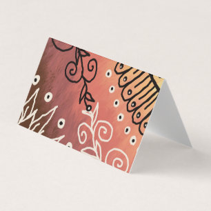 Modèle Floral rouge