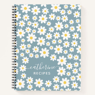 Modèle floral Vider sa propre recette de livre de 
