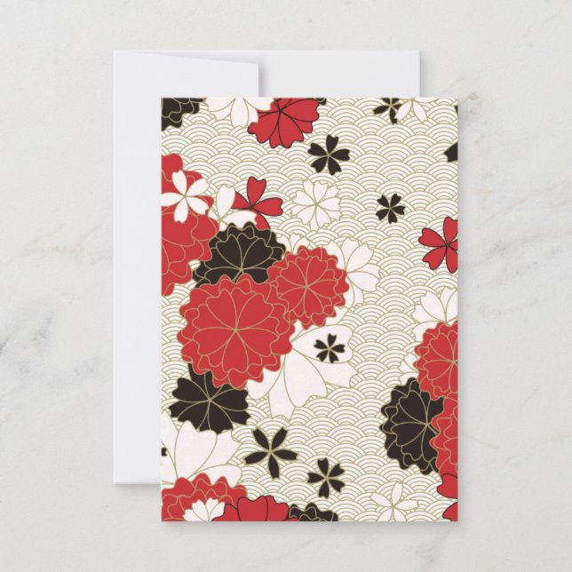 Modèle floral Vintage Sakura japonais (Devant)