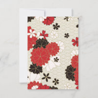 Modèle floral Vintage Sakura japonais