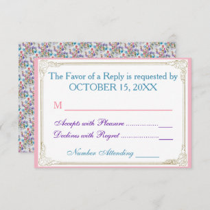 MODÈLE FLORAL WHIMSIQUE RSVP