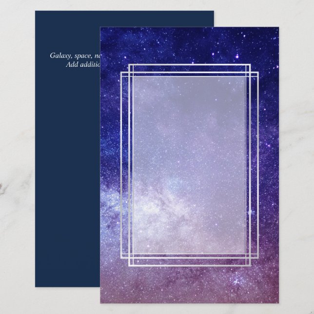 Modèle Galaxy (Devant / Derrière)