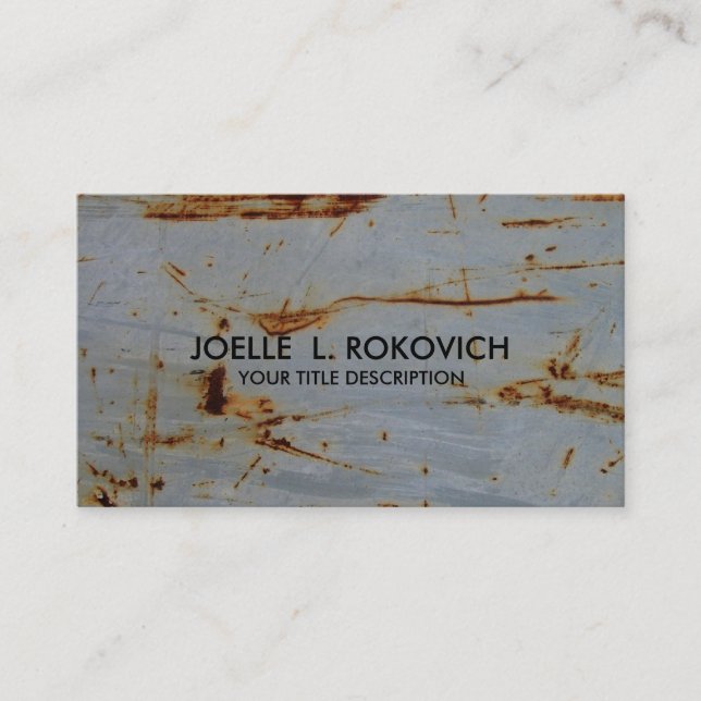 Modèle générique grunge rouillé frais de carte de (Devant)