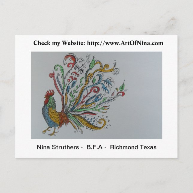 Modèle horizontal carte postale (Devant)