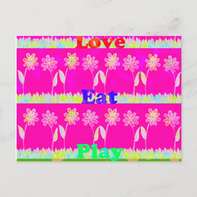 Modèle horizontal carte postale (Devant)