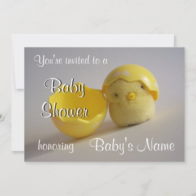 Modèle Invitation baby shower (Devant)
