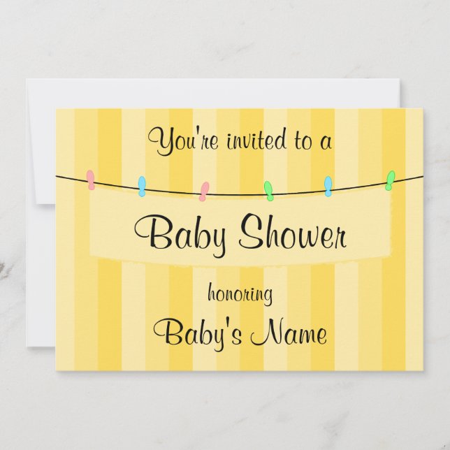 Modèle Invitation baby shower (Devant)