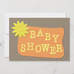 Modèle Invitation baby shower